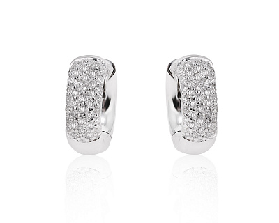 Оригинальные золотые серьги с бриллиантами 0.29ct FB 231224/18