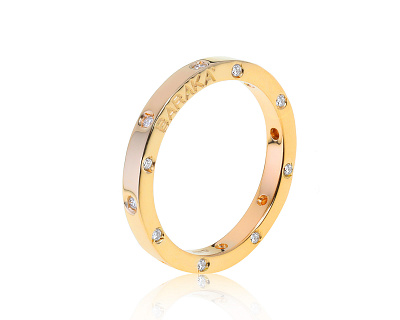 Оригинальное золотое кольцо с бриллиантами 0.23ct Baraka 070222/6