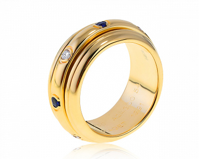Оригинальное золотое кольцо с бриллиантами 0.14ct Piaget Possession 230421/2