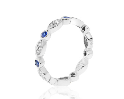Оригинальное платиновое кольцо Tiffany&Co Jazz 051021/1