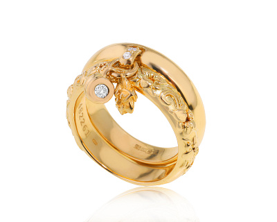 Оригинальное золотое кольцо Carrera y Carrera Jazmin 190324/3