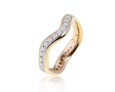 Оригинальное золотое кольцо с бриллиантами 0.70ct H.Stern 170222/3