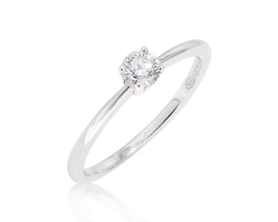 Оригинальное золотое кольцо с бриллиантом 0.31ct Mercury 160525/6
