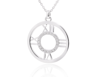 Оригинальное золотое колье с бриллиантами 0.20ct Tiffany&Co Atlas 070325/5