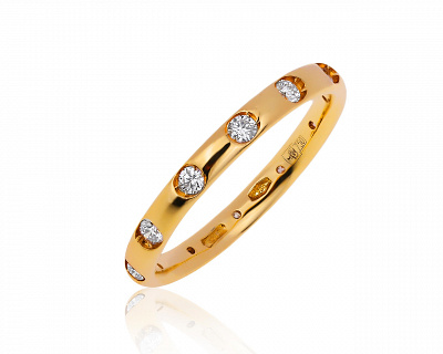 Оригинальное золотое кольцо с бриллиантами 0.28ct Pomellato 250320/1