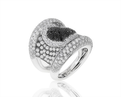 Оригинальное золотое кольцо с бриллиантами 4.39ct Avakian 010423/5