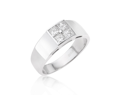 Золотое кольцо с бриллиантами 0.70ct 090624/1