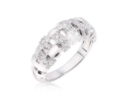 Оригинальное золотое кольцо Tiffany&Co Basket 151224/4