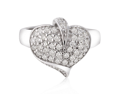 Золотое кольцо с бриллиантами 0.49ct 290425/9