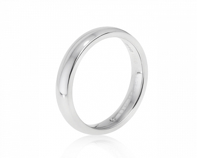 Оригинальное платиновое кольцо с бриллиантом 0.005ct De Beers Classic 010621/16