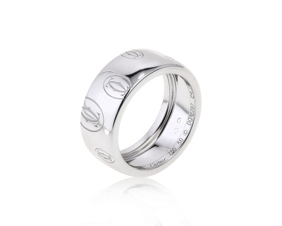 Оригинальное золотое кольцо Cartier Logo de Cartier 250723/2