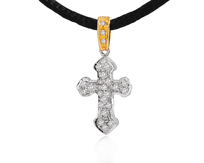Золотой кулон с бриллиантами 0.21ct 290924/2