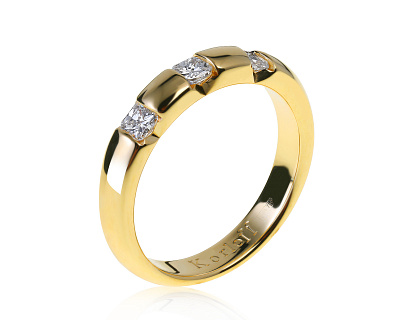 Оригинальное золотое кольцо с бриллиантами 0.60ct Korloff 180821/5