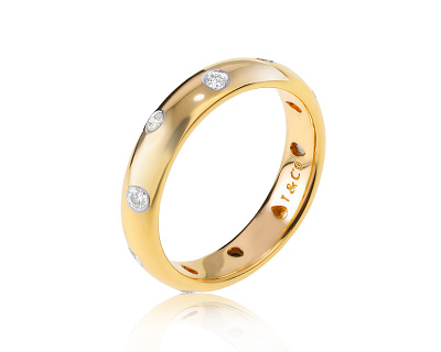 Оригинальное золотое кольцо Tiffany&Co Etoile 010224/6