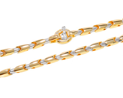 Элегантная золотая цепь с бриллиантом 0.02ct Baraka 081221/2