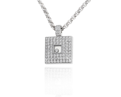 Оригинальный золотой кулон с бриллиантами 2.05ct Chopard 180320/5