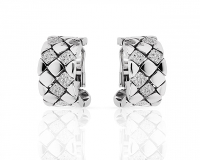 Золотые серьги с бриллиантами 0.60ct Piero Milano 250418/4