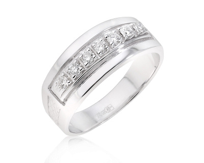 Золотое кольцо с бриллиантами 0.28ct 130225/6