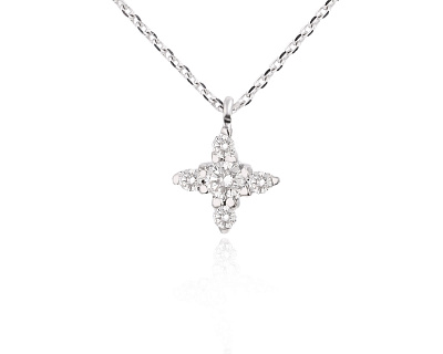 Золотое колье с бриллиантами 0.16ct 310824/15