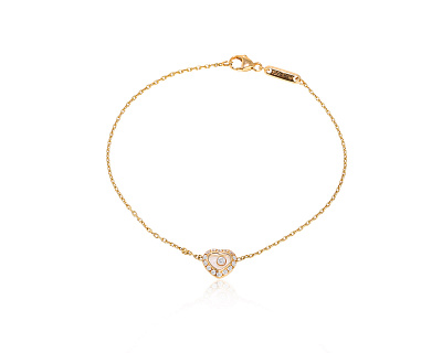 Оригинальный золотой браслет Chopard Happy Diamonds 020225/1