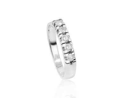 Золотое кольцо с бриллиантами 0.28ct 220524/5