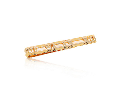 Оригинальный золотой зажим для галстука Tiffany&Co Atlas 010424/3