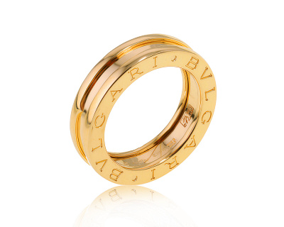 Оригинальное золотое кольцо Bvlgari B.Zero1 260424/14