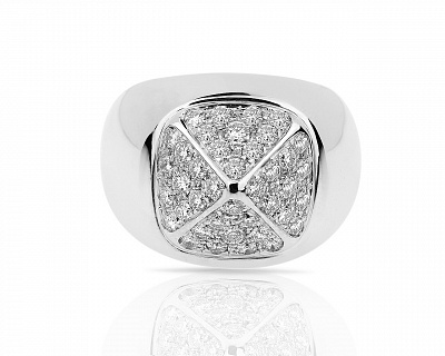 Оригинальное золотое кольцо с бриллиантами 1.01ct Kria 160318/4