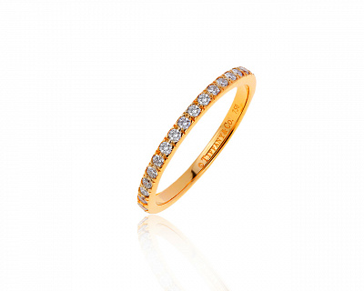 Оригинальное золотое кольцо с бриллиантами 0.43ct Tiffany&Co 211219/1