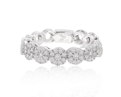 Оригинальное золотое кольцо с бриллиантами 0.56ct Damiani Margherita 160425/4