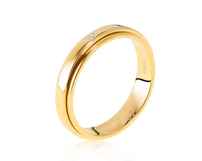 Оригинальное золотое кольцо с бриллиантом 0.02ct Piaget Possession 220921/8
