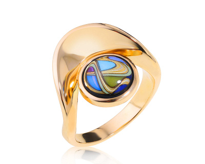 Оригинальное золотое кольцо с эмалью Frey Wille 240124/1