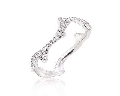 Оригинальное золотое кольцо с бриллиантами 0.58ct Dior Bois de Rose 110325/12