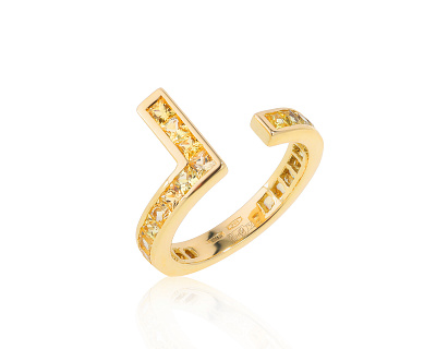 Оригинальное золотое кольцо с сапфирами 1.44ct Gucci 220622/12