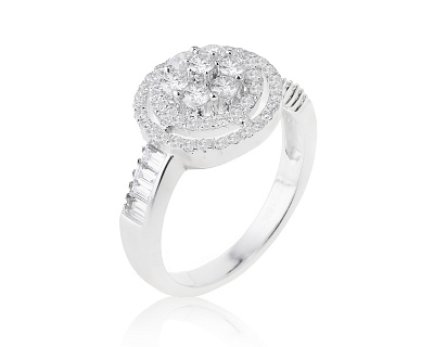 Оригинальное золотое кольцо с бриллиантами 0.97ct WCJ 190623/8