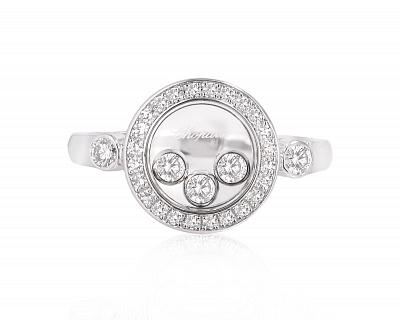 Оригинальное золотое кольцо Chopard Happy Diamonds Icons 230125/3