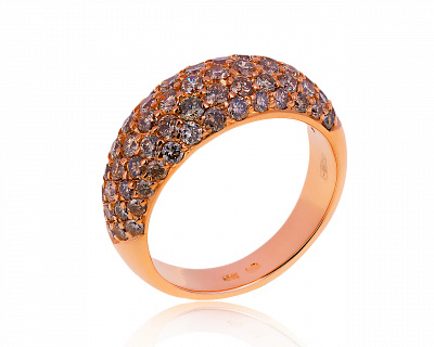 Оригинальное золотое кольцо с бриллиантами 1.67ct Gianni Lazzaro 080620/4