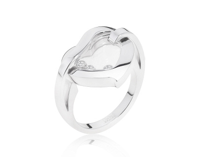 Оригинальное золотое кольцо Chopard Happy Diamonds 220322/1