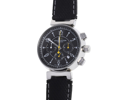Оригинальные стальные часы Louis Vuitton Tambour 230823/2