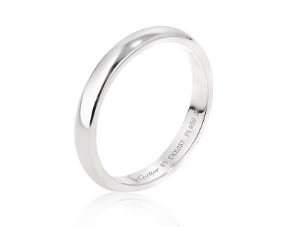 Оригинальное платиновое кольцо Cartier 1895 210225/10