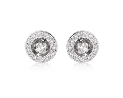 Золотые серьги с бриллиантами 0.87ct 021024/1