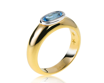 Оригинальное золотое кольцо с топазом 0.54ct H.Stern 240521/4
