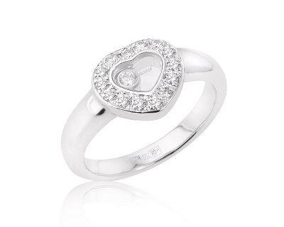 Оригинальное золотое кольцо Chopard Happy Diamonds 060225/4