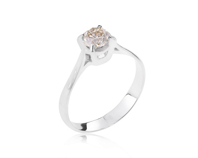 Потрясающее золотое кольцо с бриллиантом 0.54ct 051022/8