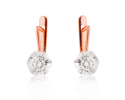 Золотые серьги с бриллиантами 0.67ct 300425/6