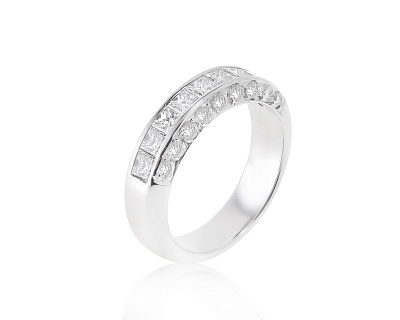 Прелестное золотое кольцо с бриллиантами 1.53ct 140123/4