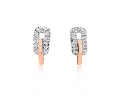 Оригинальные золотые серьги с бриллиантами 0.39ct Damiani 090125/4