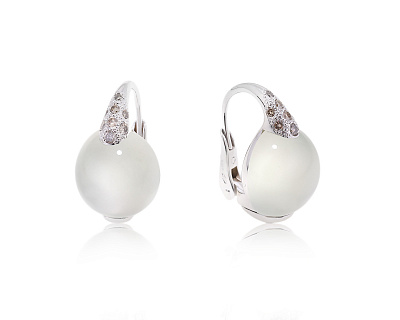 Оригинальные золотые серьги Pomellato Luna 071123/7
