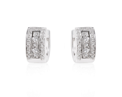Оригинальные золотые серьги Damiani Belle Epoque 160425/3