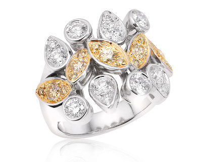 Оригинальное золотое кольцо с бриллиантами 1.76ct Luca Carati 060325/9